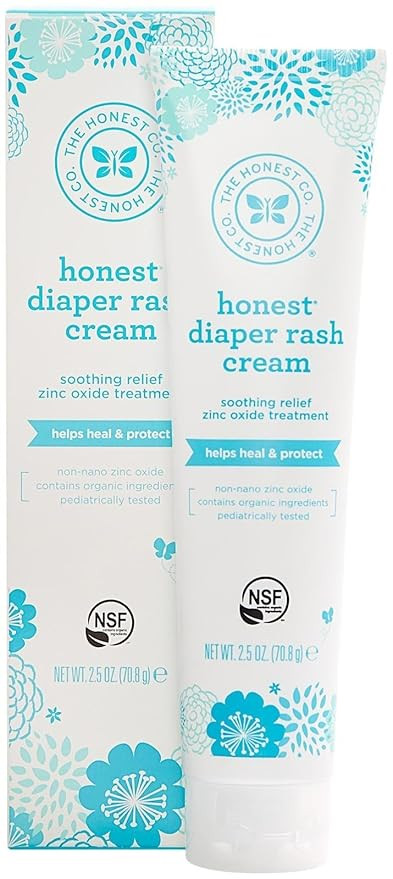Honest Diaper Rash Cream, 2.5 Ounce | Amazon (US)