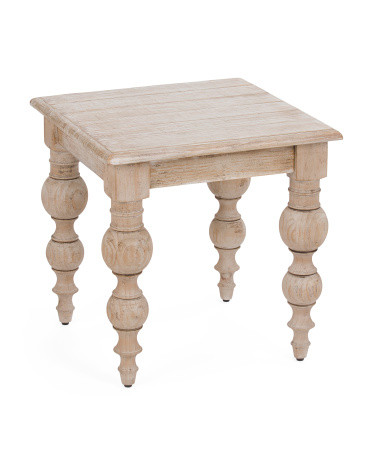 24in Bordeaux Reclaimed Pine End Table | TJ Maxx