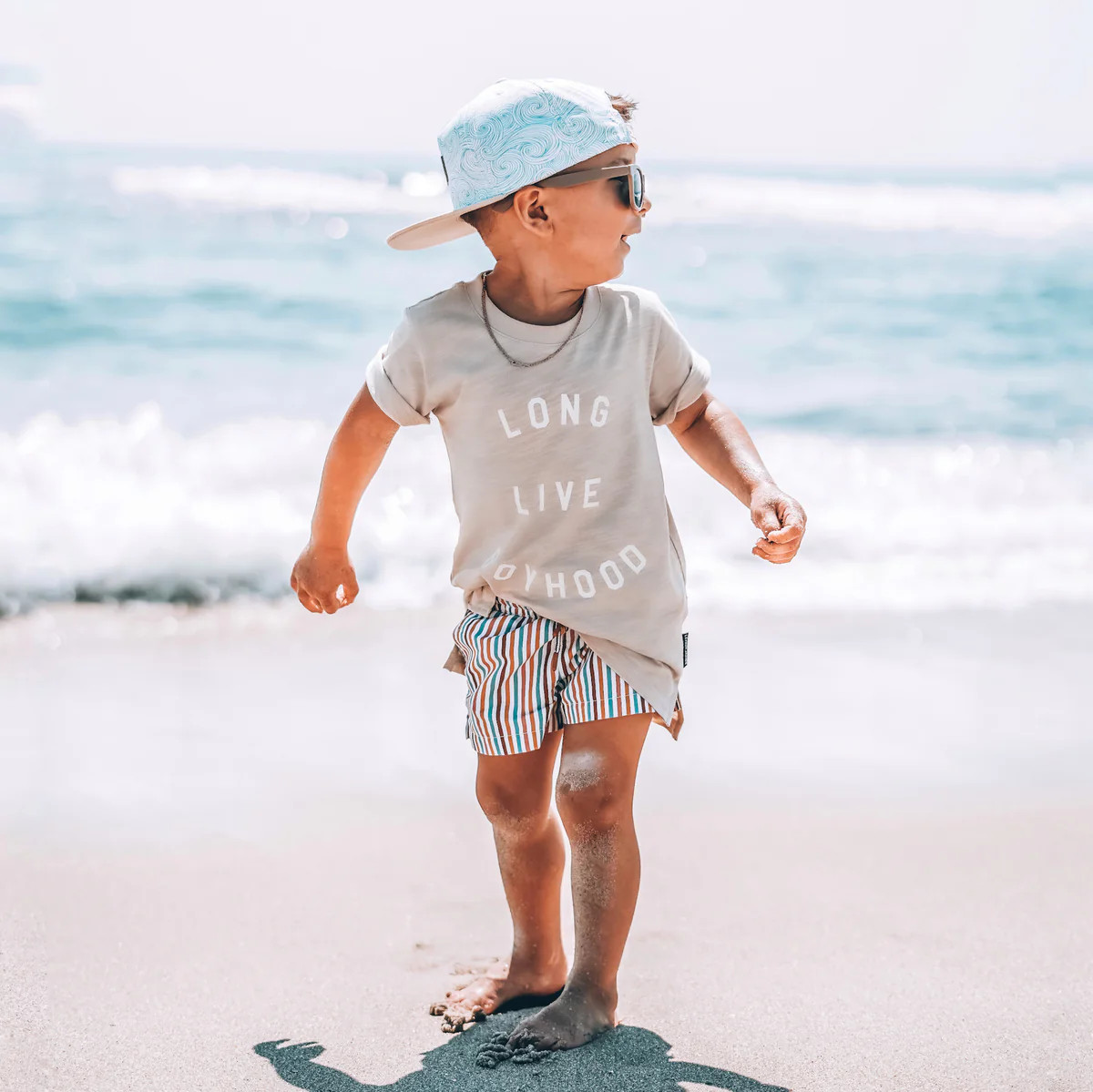 LONG LIVE BOYHOOD TEE - STONE | LENOX JAMES