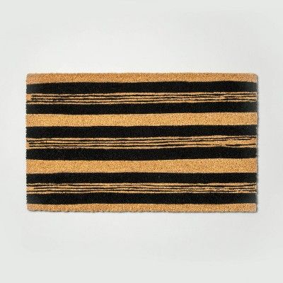 Painted Stripes Coir Doormat - Hearth & Hand™ with Magnolia | Target