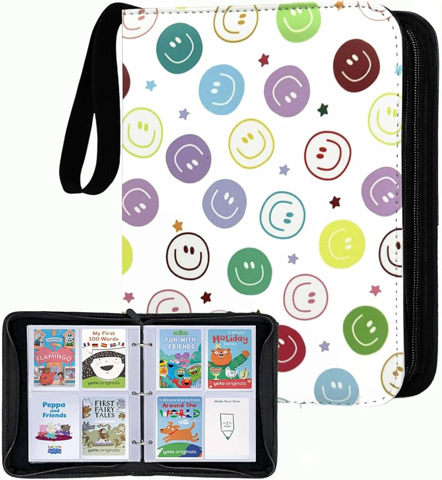 Card Holder for Yoto Cards 120 Cards Capacity Card Case Organizer with Zipper Card Binder for Yot... | Amazon (US)