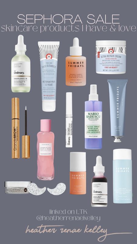 SEPHORA SALE - skincare products I have and love

• April 14: 30% off Sephora Collection items 
• April 14: 20% off and early sale access begins for Rouge members
• April 18: 15% off and sale access begins for VIB
• April 18: 10% off and sale access begins for basic Beauty Insider members

#LTKsalealert #LTKBeautySale #LTKbeauty