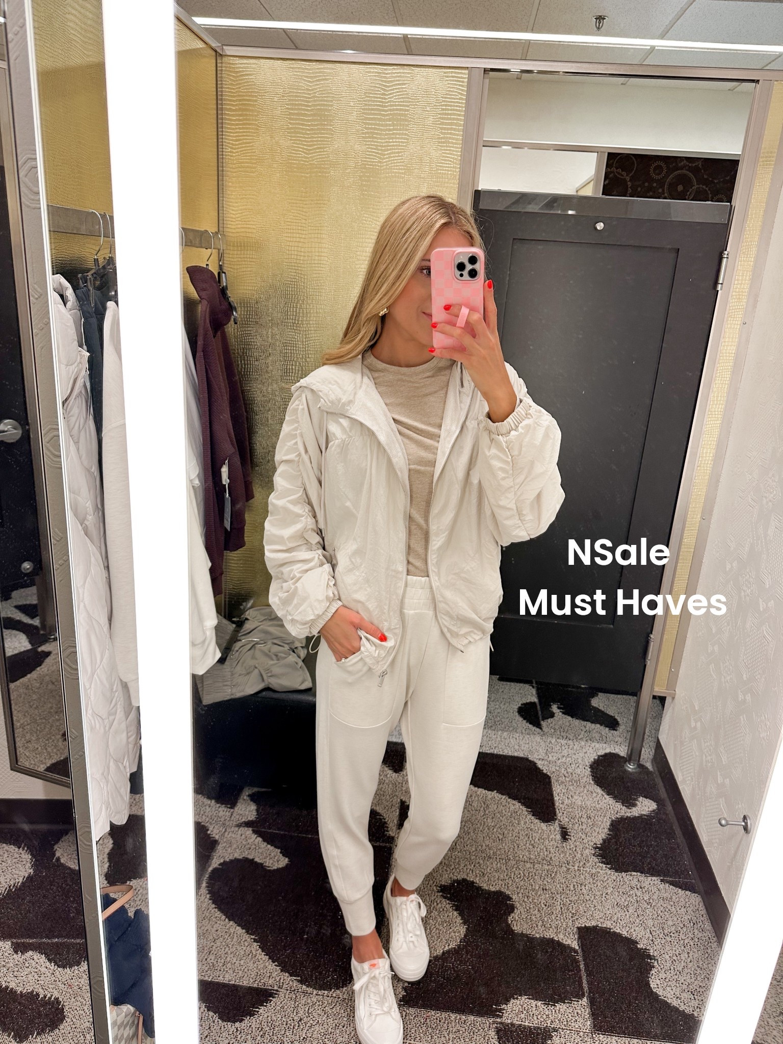 Sporty layers from the NSale 🤍
Obsessed with this lightweight windbreaker—perfect for transitional weather or travel. Paired it with the coziest jogger set and sneakers, all part of the Nordstrom Anniversary Sale!

#LTKStyleTip #LTKSeasonal #LTKSaleAlert