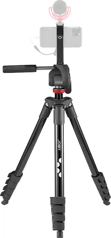 JOBY - Compact Advanced Smart 65" Tripod Kit - Black | Best Buy U.S.
