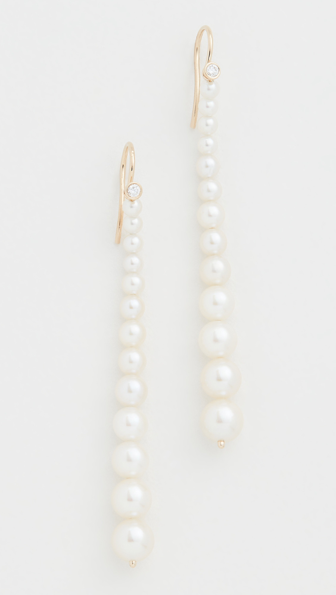 Short Graduated Pearl Drop Earrings | Shopbop