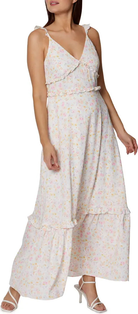 Ruffle Strap Tiered Maxi Dress | Nordstrom Rack