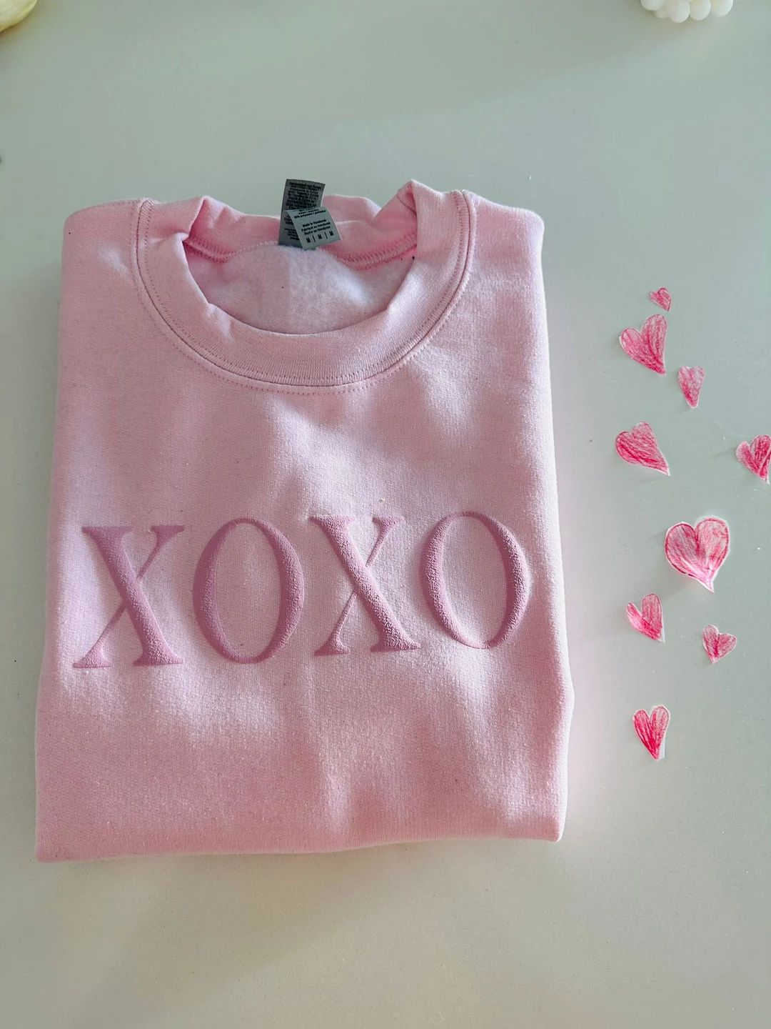 Custom Sweatshirt,puff Print XOXO Sweater,love Sweatshirt,valentines Day Gift,gift for Her,valent... | Etsy (US)