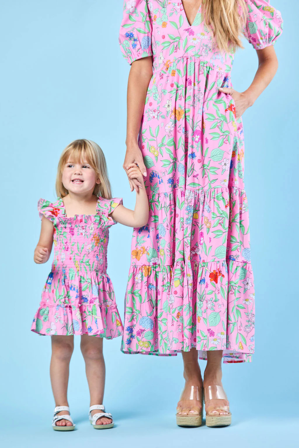 Sheridan French I Spring 2025 I Betsy Dress in Pink Wildflower | Sheridan French