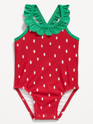 Printed One-Piece Swimsuit for Baby | Old Navy (US)