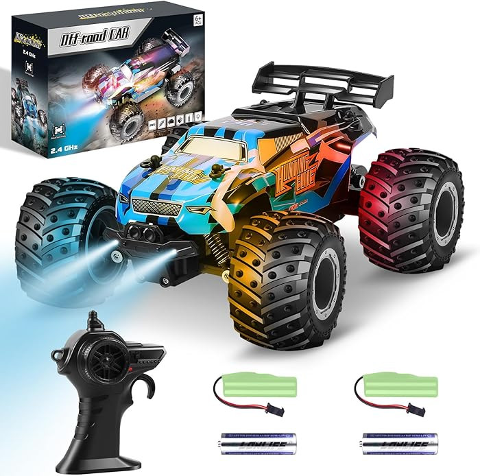 HENEROAR Remote Control Car, Remote Control Truck, 2.4Ghz All Terrain Off-Road Monster Truck, 20 ... | Amazon (US)