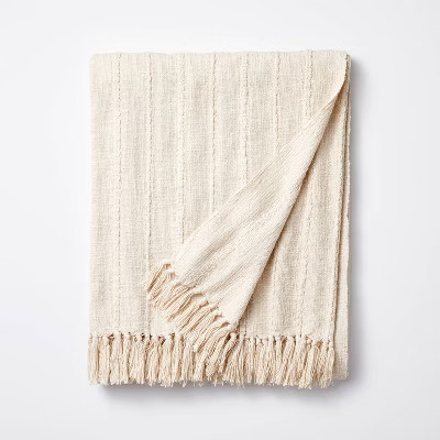 60"x86" Oversized 100% Cotton Bed Throw - Threshold™ designed with Studio McGee | Target