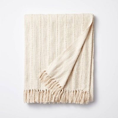 60"x86" Oversized 100% Cotton Bed Throw - Threshold™ designed with Studio McGee | Target