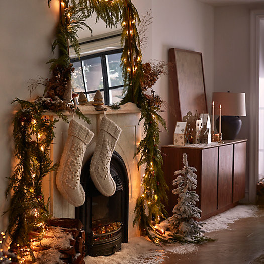 Faux Cedar Garland, Evergreen | Terrain