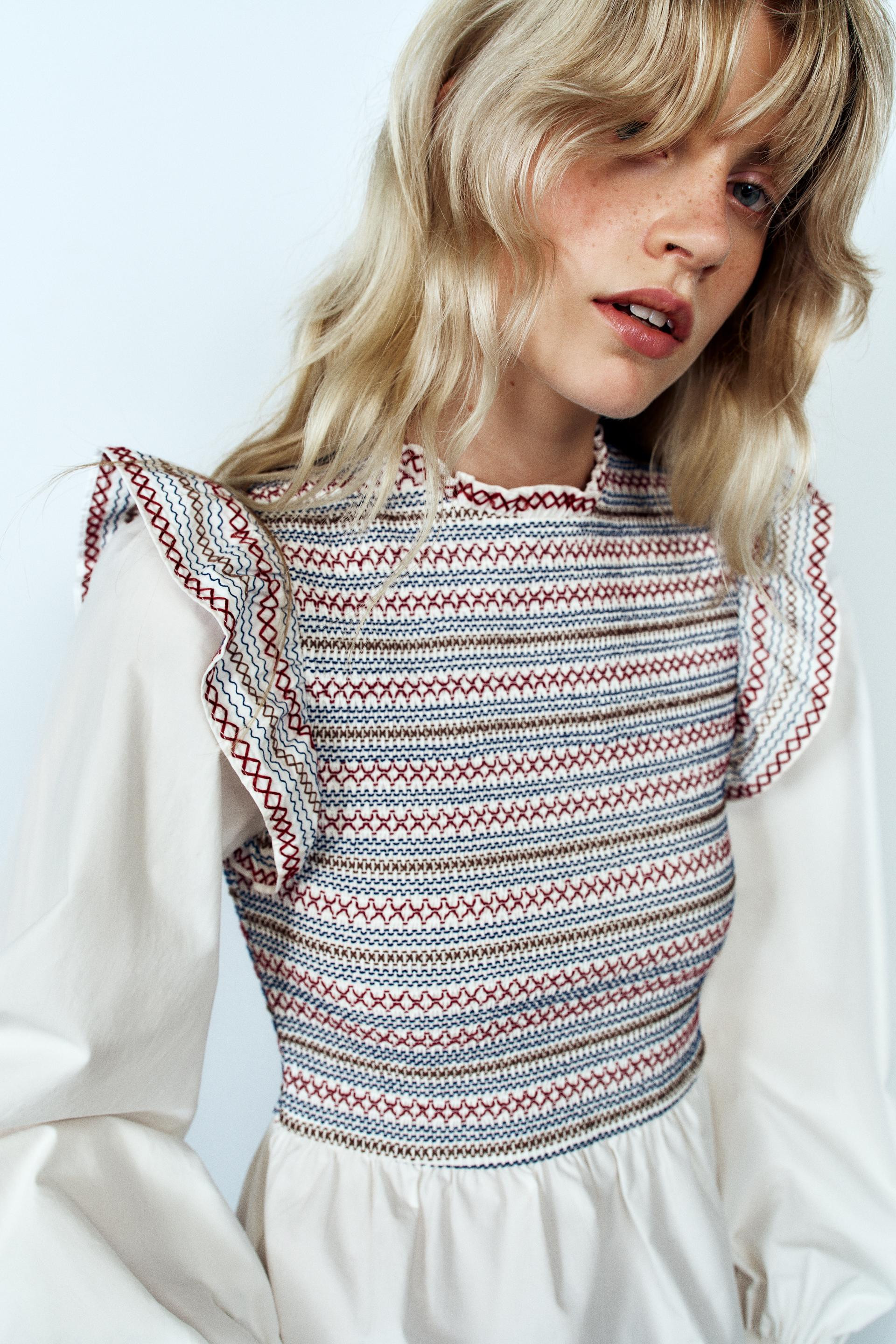 Zara - Fringed Fitted Dress - Women - Brown - Women | Zara US