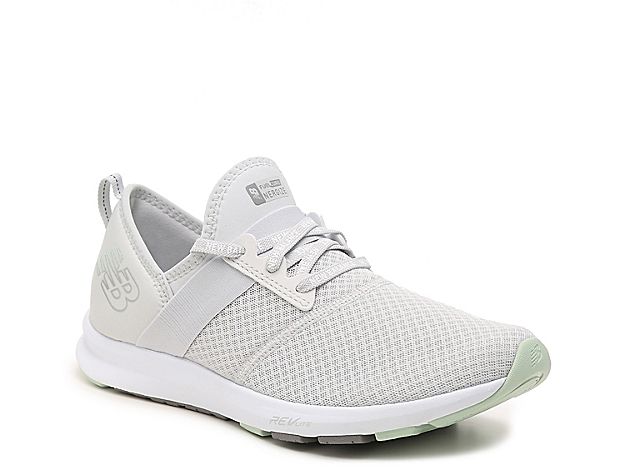 New Balance FuelCore Nergize Lightweight Training Shoe - Women's - Grey/Green | DSW