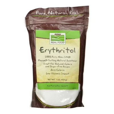 Now Foods Erythritol 100% Natural Sweetner, 1 Lb, 6 Pack