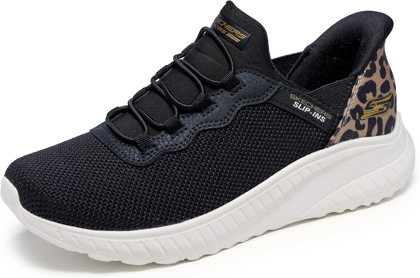 Skechers Women's Bobs Squad Chaos Hands Free Slip-ins Sneakers | Amazon (US)