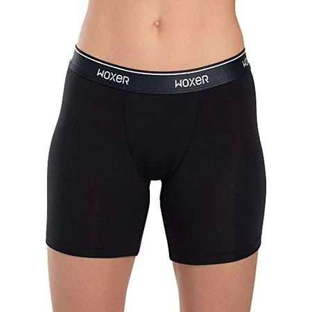 WOXER Boxer Briefs for Women Soft and Comfortable 5 ‌ inseam Micro Modal Bike Short Underwear (Black | Walmart (US)