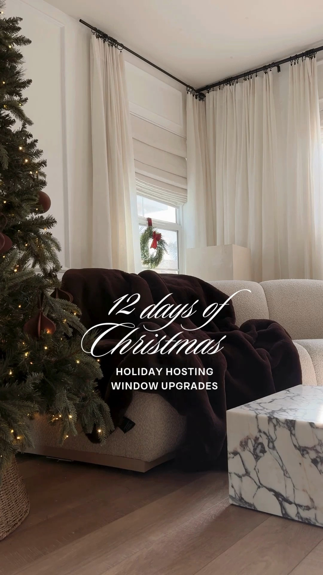 #12DaysOfChristmas | Day 9: Holiday Hosting Home Refresh! 

These motorized, no-drill Roman shades from @selectblinds are the perfect home refresh just in time for holiday hosting! 🌲 

SO easy to install with no tools required, and the motorization feature really comes in handy with our large staircase window that's hard to reach 🫶🏻

I chose the No-Drill Classic Roman Shades in the shade White Linen! I wanted to keep them neutral, so we can play around with our curtain color in the future and I LOVE how these look in our space🫶🏻

#HolidayHostingWithNoDrillBlinds #sponsored #romanshades #HomeDecor #homeinspo #selectblinds #BlindsYoullLove #NoDrillBlinds #selectblinds #cozyhome #holidayhosting #romanticizeyourlife

#LTKHome #LTKHoliday #LTKStyleTip