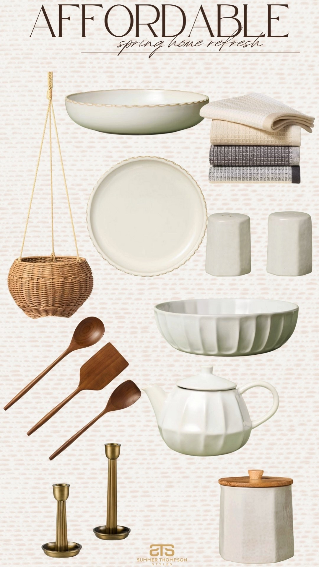 Love these spring home finds to spruce up any space! 

Target. Home decor. Hanging plant. Stoneware. Bowl. Towels. Salt and pepper. Teapot. Candlesticks. Trending. Best sellers. New arrivals  

#LTKHome #LTKSeasonal #LTKFindsUnder100