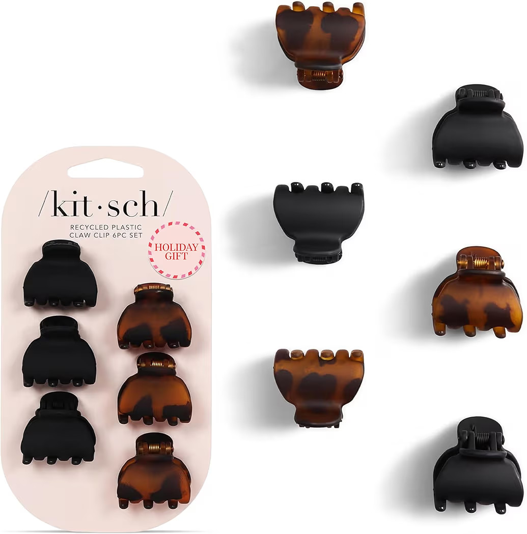 Kitsch Mini Claw Clips for Women - Stylish Small Hair Clips for Kids | Stays In Place Without Pul... | Amazon (US)