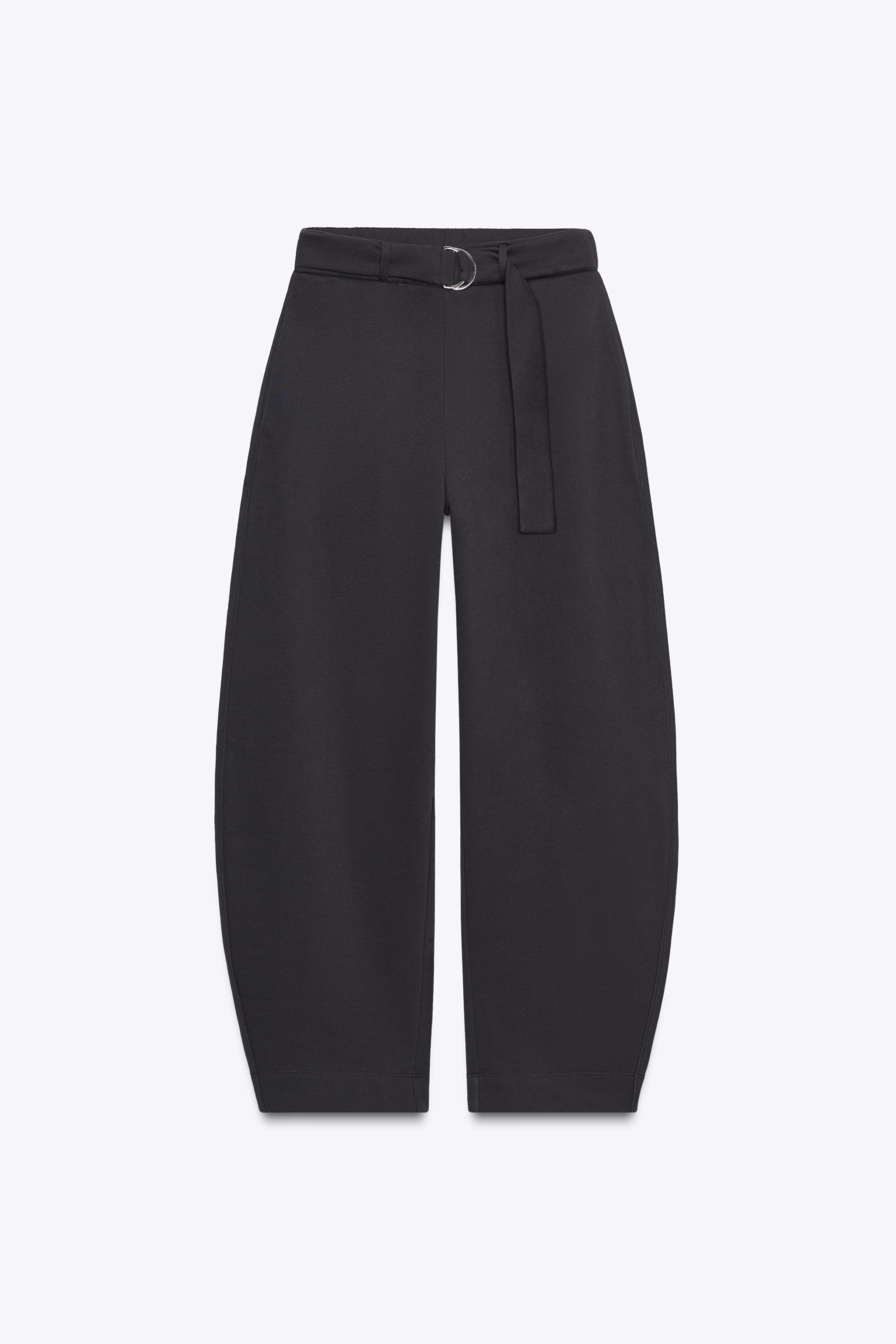 BARREL BELTED PANTS | Zara US