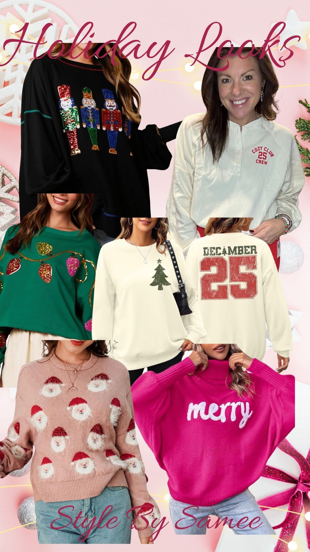 What I’m wearing this week for Christmas! 

Holiday fashion | Christmas | style | ootd | old navy | Amazon | sweaters 

#LTKSeasonal #LTKFindsUnder50 #LTKHoliday