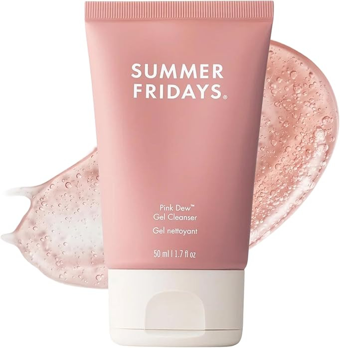 Summer Fridays Pink Dew Gel Facial Cleanser - pH-Balanced Foaming Gel Face Wash for Oily, Blemish... | Amazon (US)
