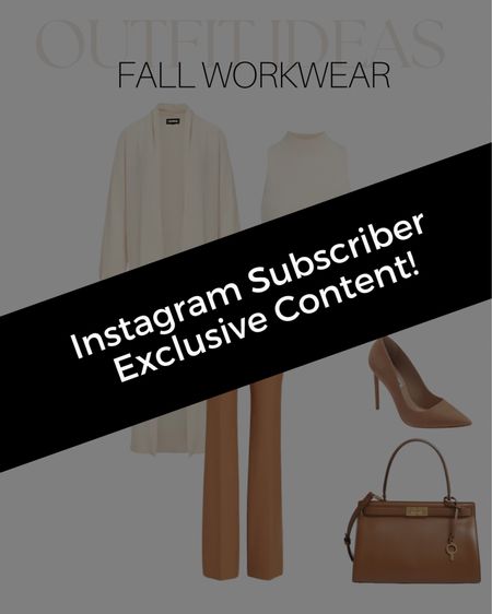 ✨INSTAGRAM SUBSCRIBER EXCLUSIVE CONTENT!✨ Click the “subscribe” button on my Instagram for exclusive content!

Fall work wear outfit idea! 

#LTKworkwear