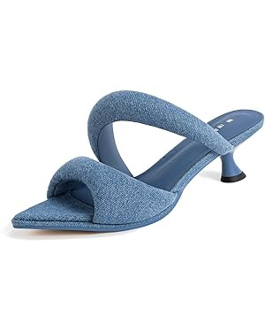 JW PEI Women's Sara Mule Heeled Sandals | Amazon (US)
