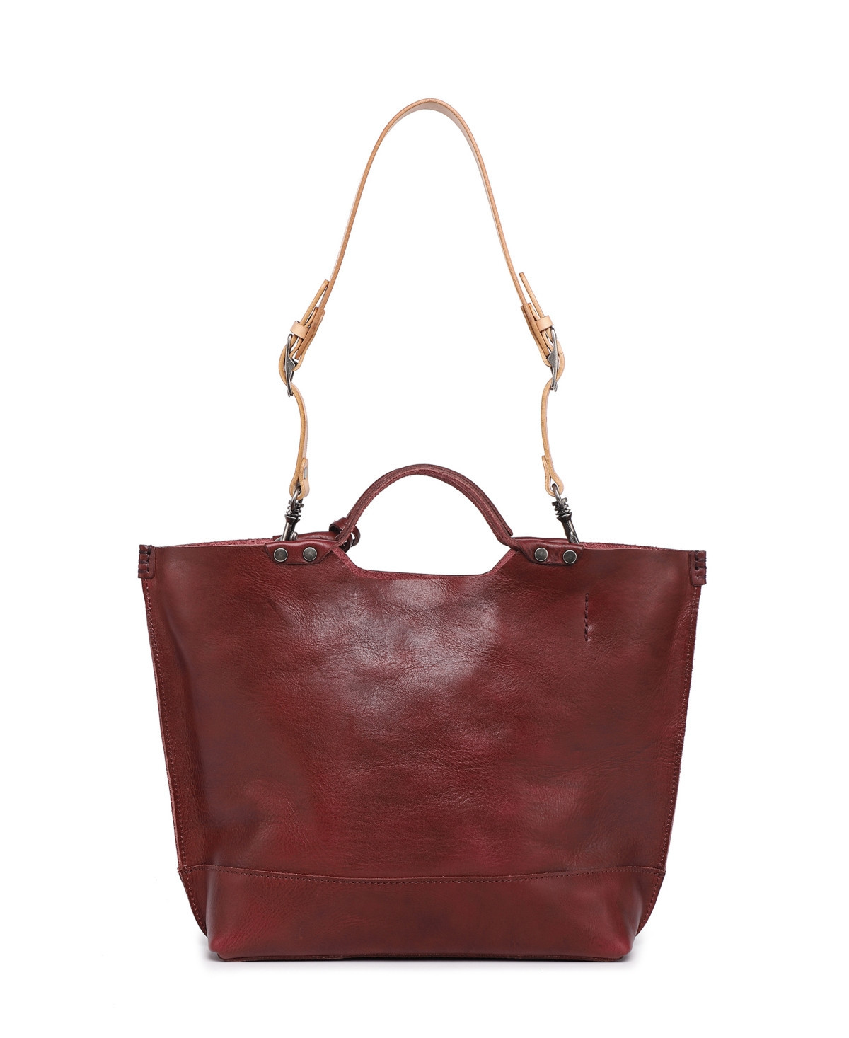 Old Trend Women's Genuine Leather Gypsy Soul Tote Bag - Burgundy | Macy's