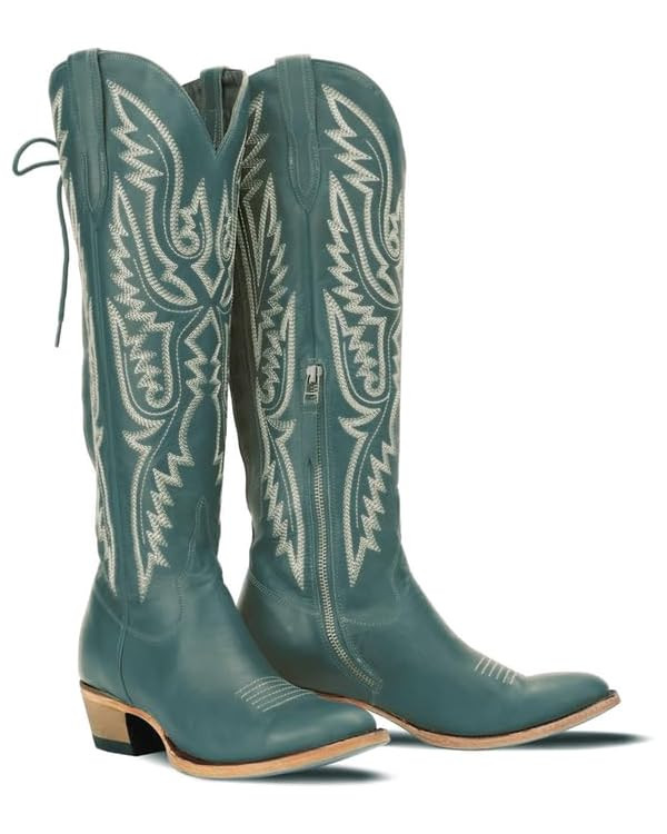 MissHeel Over the Knee Cowboy Boots for Women Adjustable Thigh High Cowgirl Boots | Amazon (US)