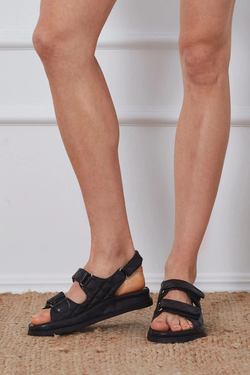 Women’s Black Strap Sandal | Ally Fashion | Ally Fashion (US, Australia & New Zealand)