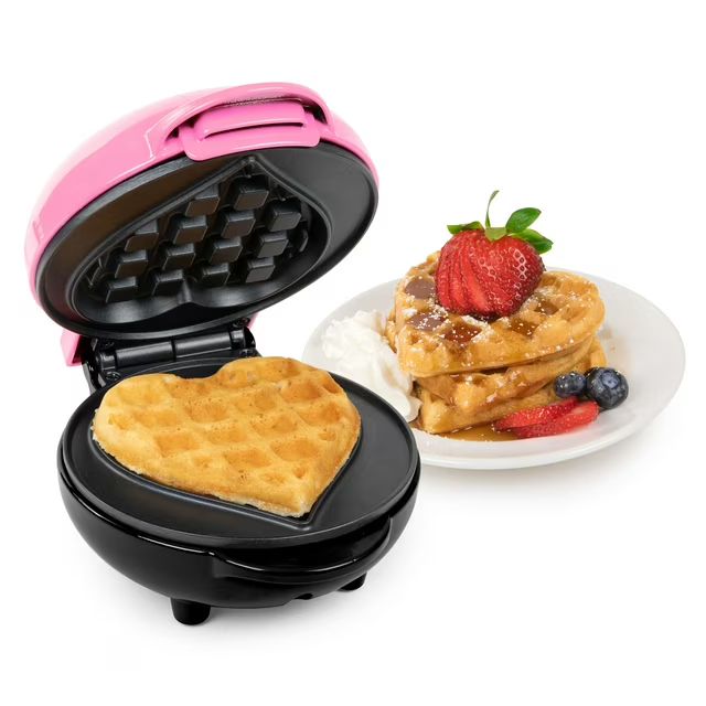 MyMini Heart Waffle Maker - Walmart.com | Walmart (US)