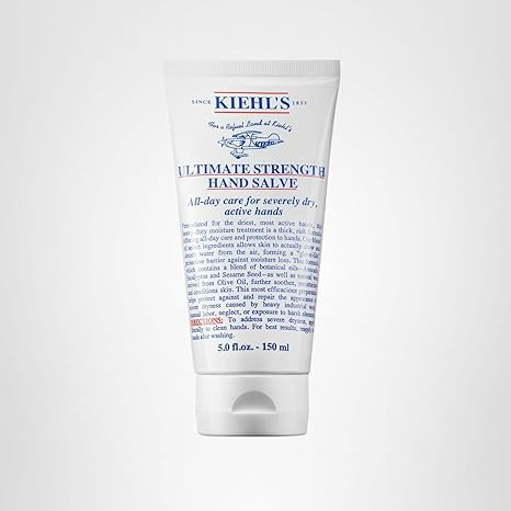 Kiehl's Ultimate Strength Hand Salve, Deeply Hydrating Hand Lotion, Thick and Rich Formula for In... | Amazon (US)