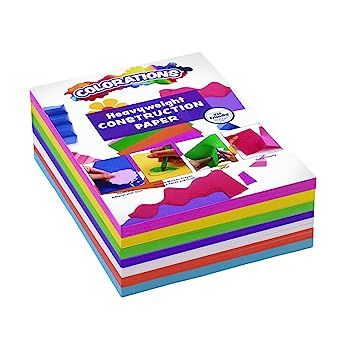 Colorations BRITESTK Bright Construction Paper Smart Pack Multicolor Variety Pack Classroom Suppl... | Amazon (US)