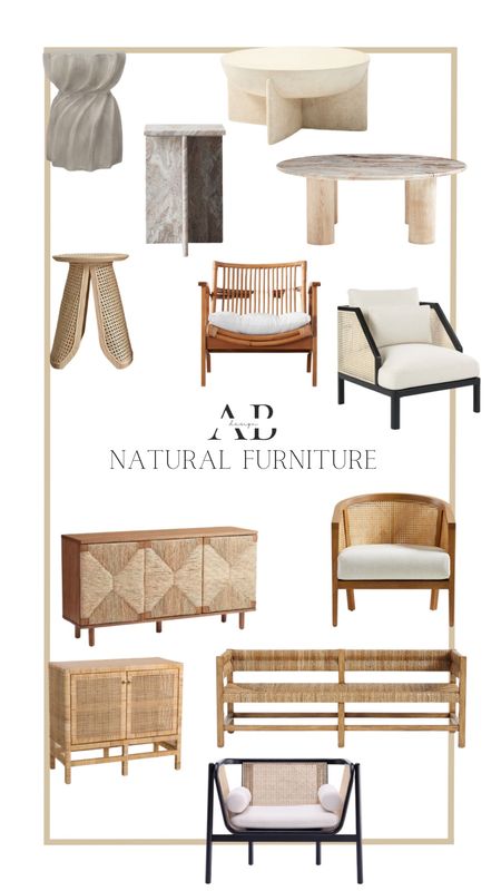 NOT ALL ADDED Furniture made from natural materials  

#LTKstyletip #LTKSeasonal #LTKhome