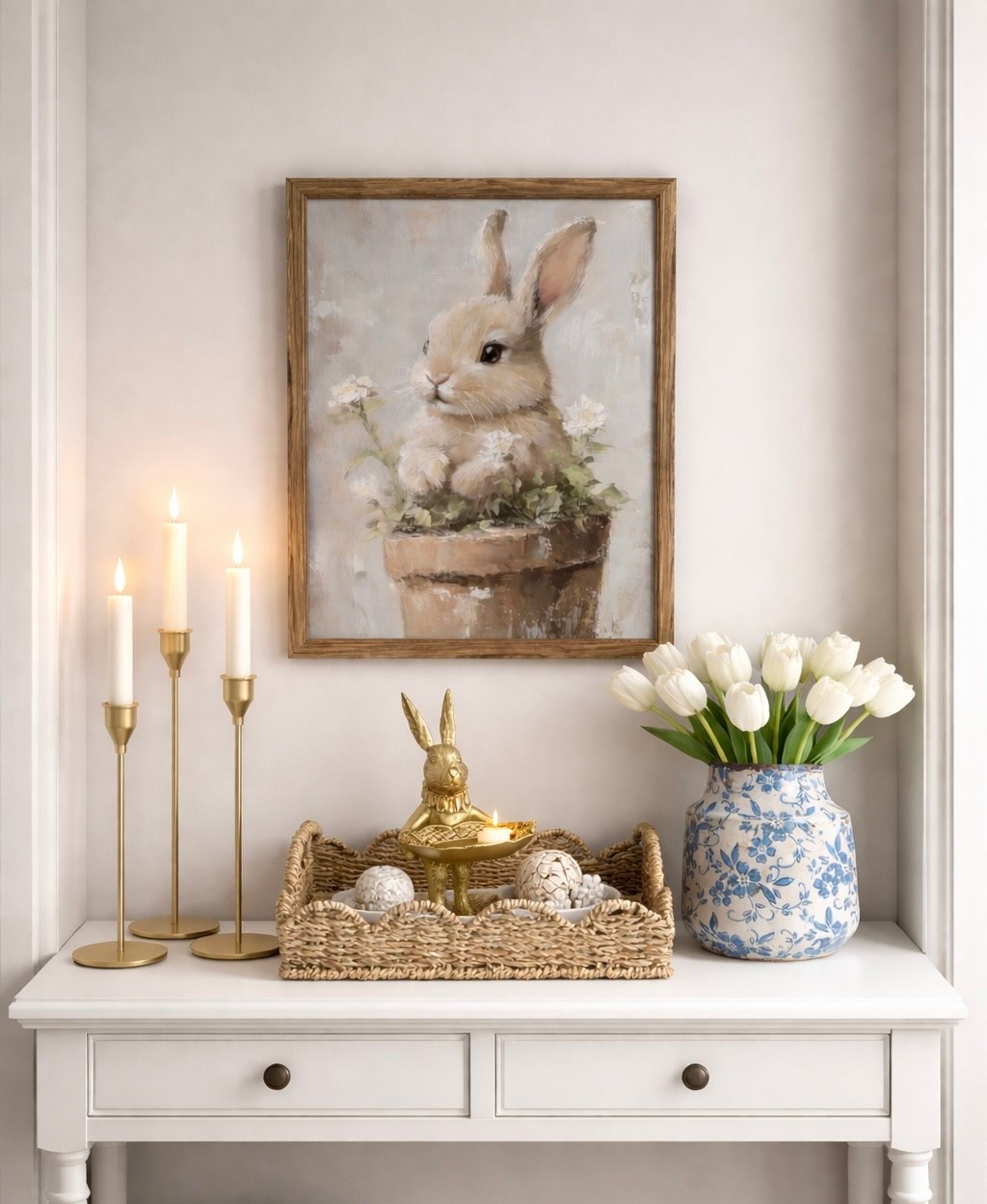 I’m loving this cute Spring entryway setup! Shop the links below! #Spring #Easter #homedecor 

#LTKHome #LTKSeasonal