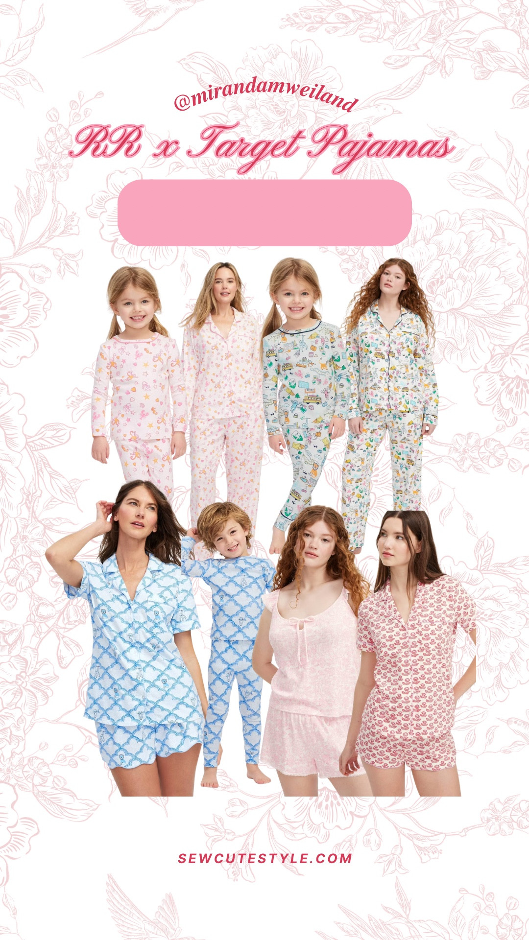 The cutest matching pajamas for mom and family (even for dad!) and cute affordable pajamas for her. I love a matching pajama set. Will for sure be checking these out. 

roller rabbit target / roller rabbit target collection / target new arrivals / target spring collection / roller rabbit collab / target roller rabbit pajamas / roller rabbit target women / roller rabbit target kids / roller rabbit target baby / target spring pajamas / colorful spring loungewear / matching family pajamas / target resort wear / affordable spring fashion / target vacation outfits