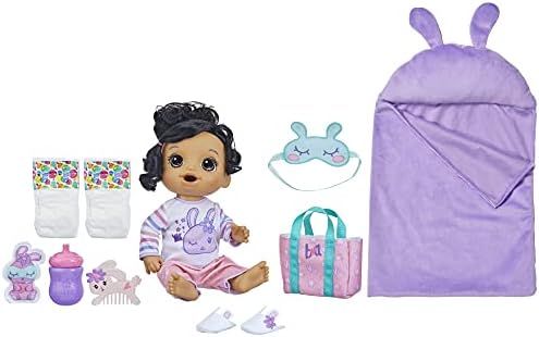 Baby Alive Bunny Sleepover Baby Doll, Bedtime-Themed 12-Inch Dolls, Sleeping Bag & Bunny-Themed D... | Amazon (US)
