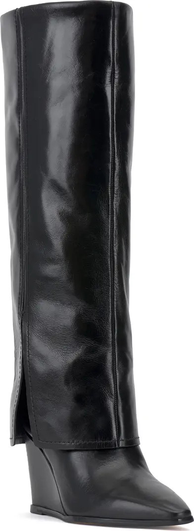 Vince Camuto Tibani Foldover Shaft Knee High Boot (Women) | Nordstromrack | Nordstrom Rack