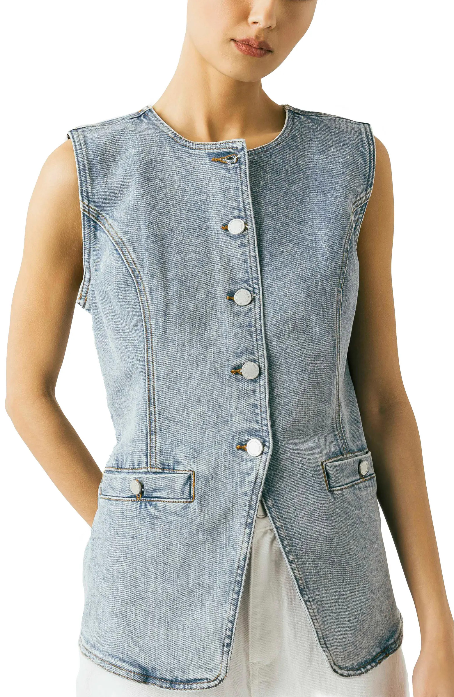 BLANKNYC Classic Denim Vest | Nordstrom | Nordstrom