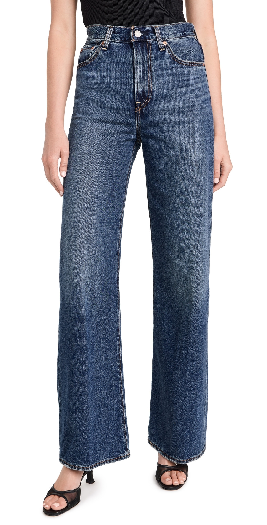 Levi's Ribcage Wide Leg Jeans Polar Perimeter 32 | Shopbop