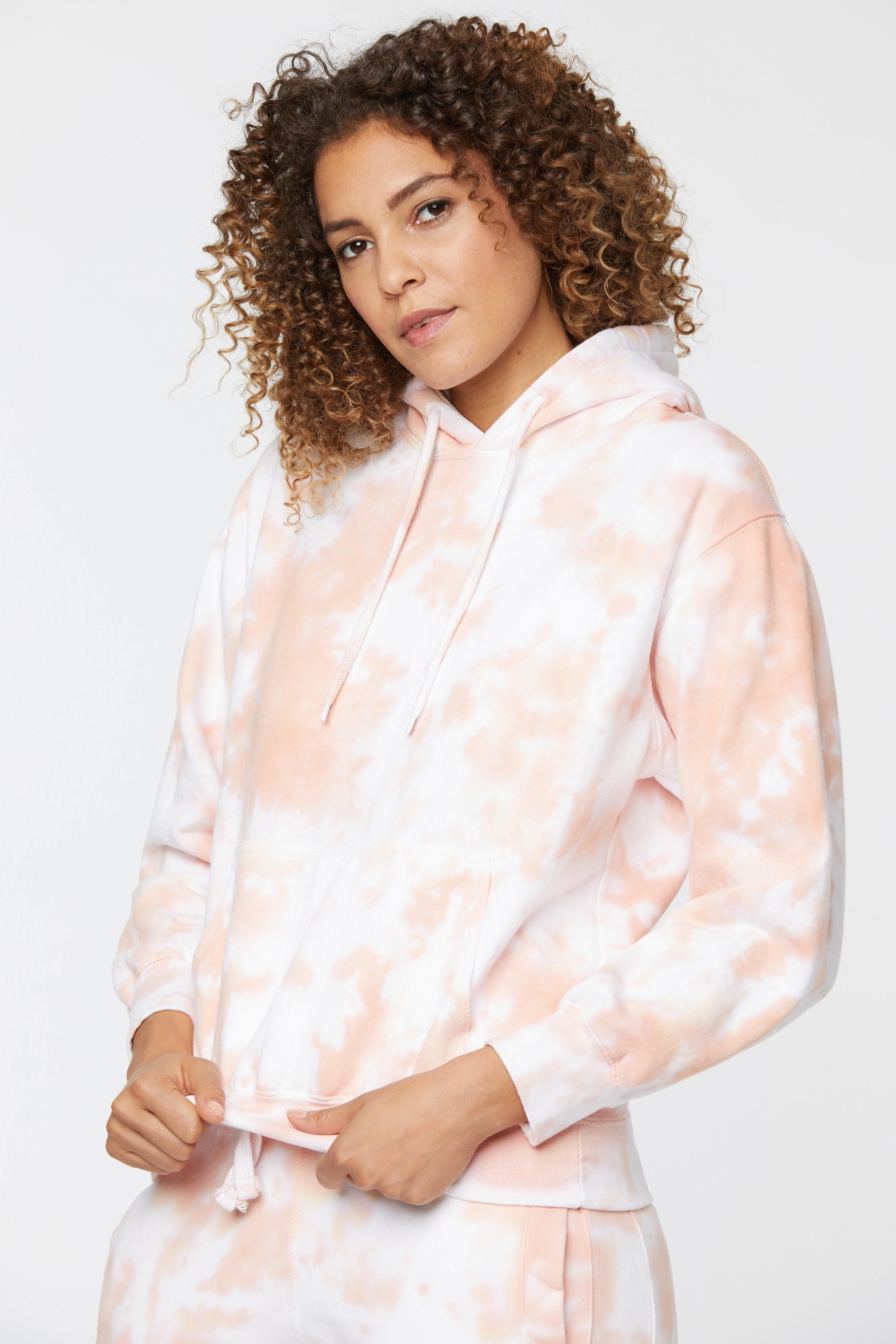 Tie Dye Pullover Hoodie - MELON TIE DYE | NYDJ