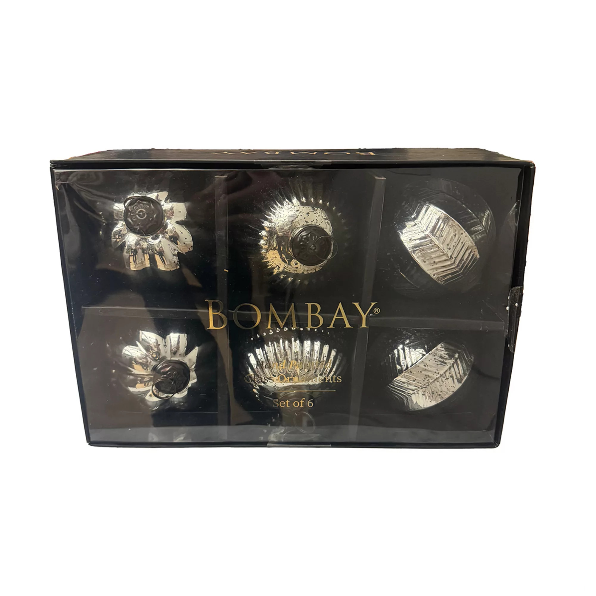 Bombay 6-Pack Glass Ornament Set | Kohl's