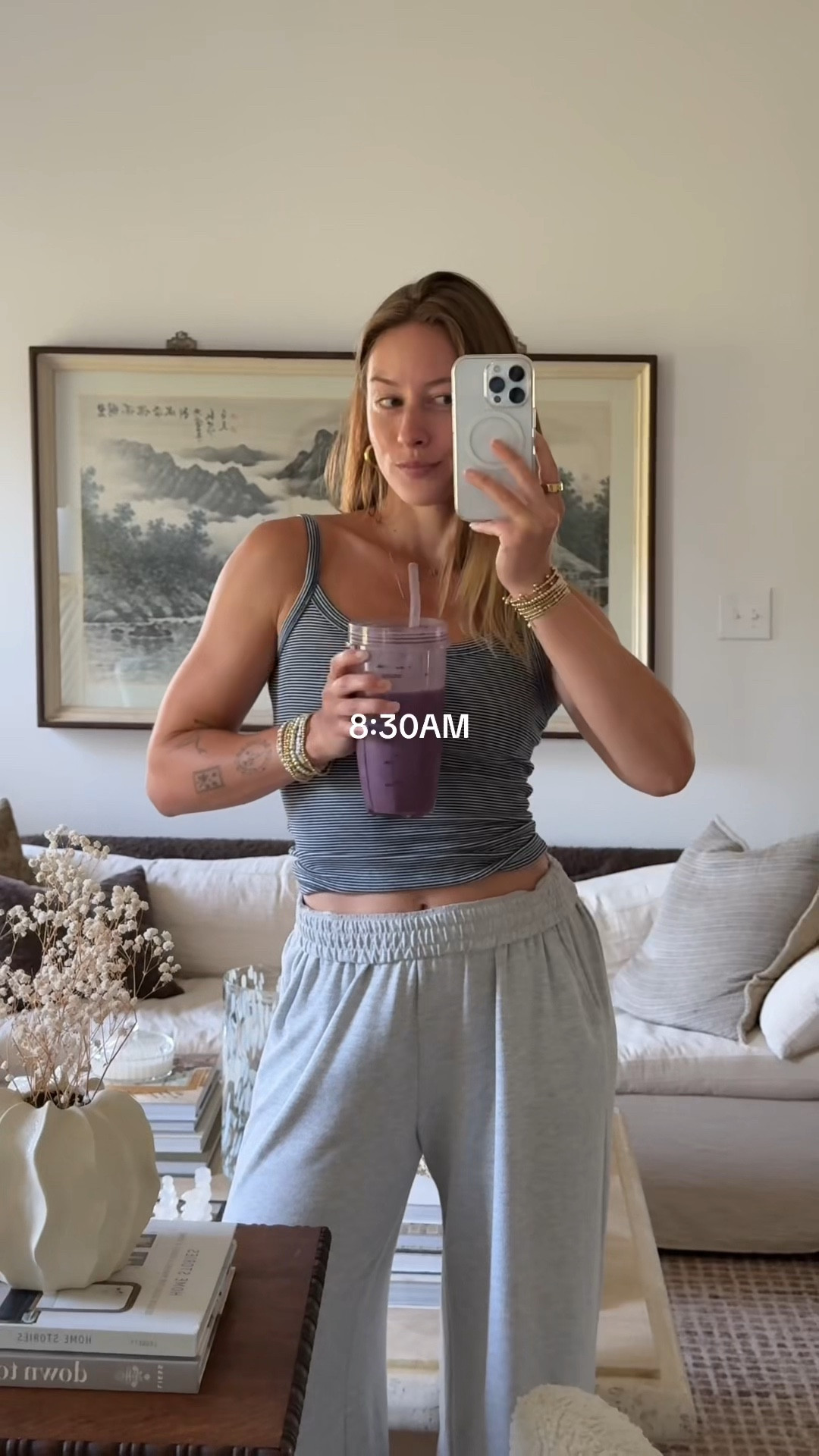 8/6/25 My Realistic Time-Stamped Morning Routine

Sharing a peek into my actual morning routine — time-stamped and real. From slow starts with my Hatch alarm clock and red light therapy, to getting dressed in comfy loungewear from Set Active and Aritzia, and eventually getting in a good workout. Linking everything I wore and used throughout the morning, including our Walmart outdoor furniture I love having coffee on, my Viore activewear set, and the Reebok training sneakers I’ve been using for HYROX training.

#LTKHome #LTKActive