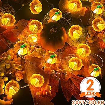 for "pumpkin string lights" | Amazon (US)