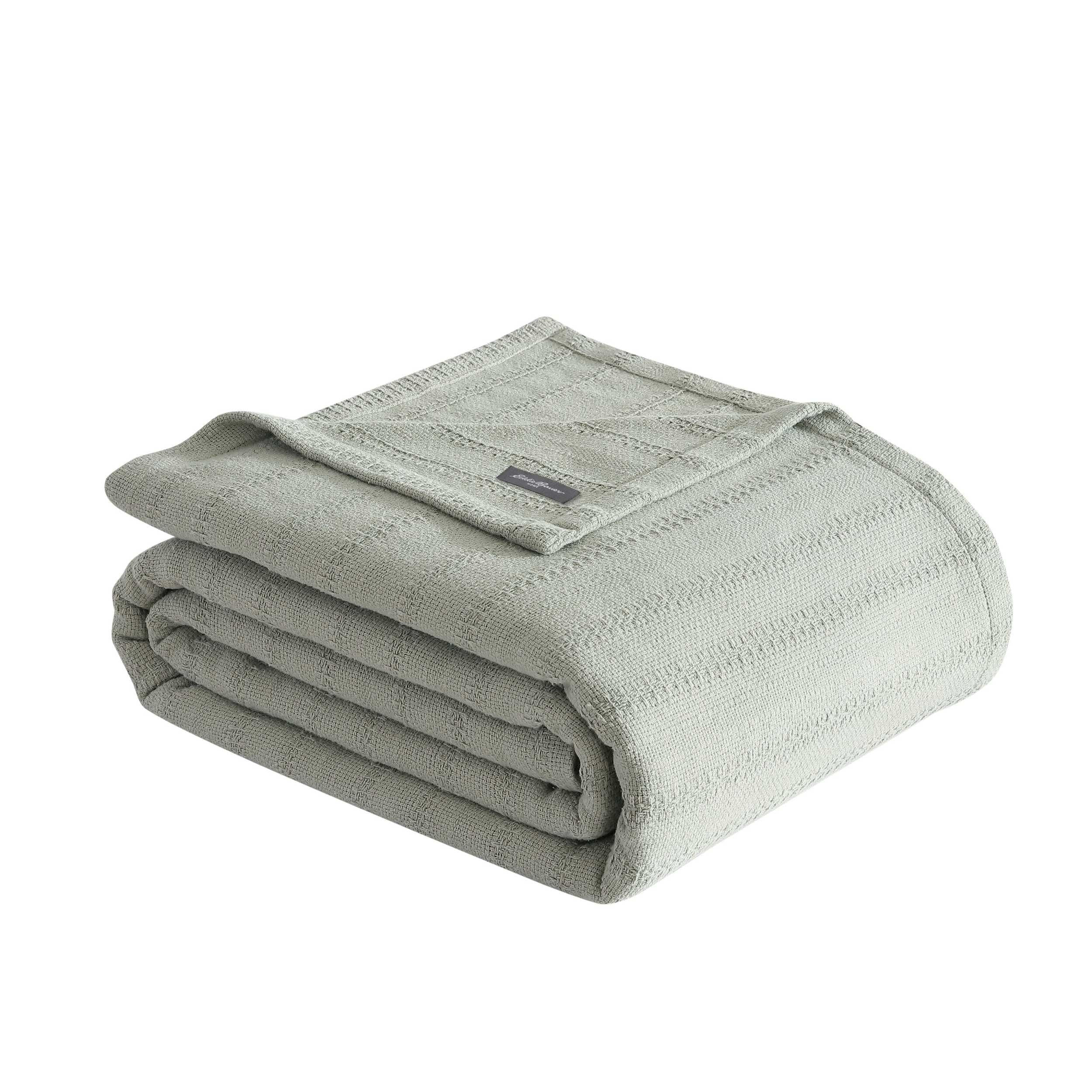 Eddie Bauer - King Blanket, Premium Cotton Variegated Weave Bedding, Striped Bedding Set, Oeko-Te... | Amazon (US)