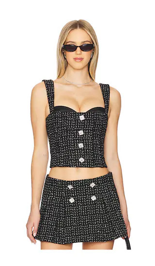 Sabella Top in Black | Revolve Clothing (Global)