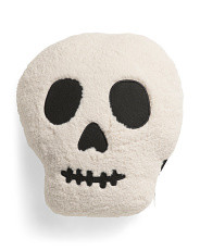 15x18 Skull Shaped Sherpa Pillow | TJ Maxx